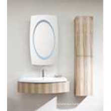 Oak Wood Bathroom Vanity Cabinet New Fashion Cabinet Design Bathroom Furniture Bathroom Cabinet (JN-8810210)
